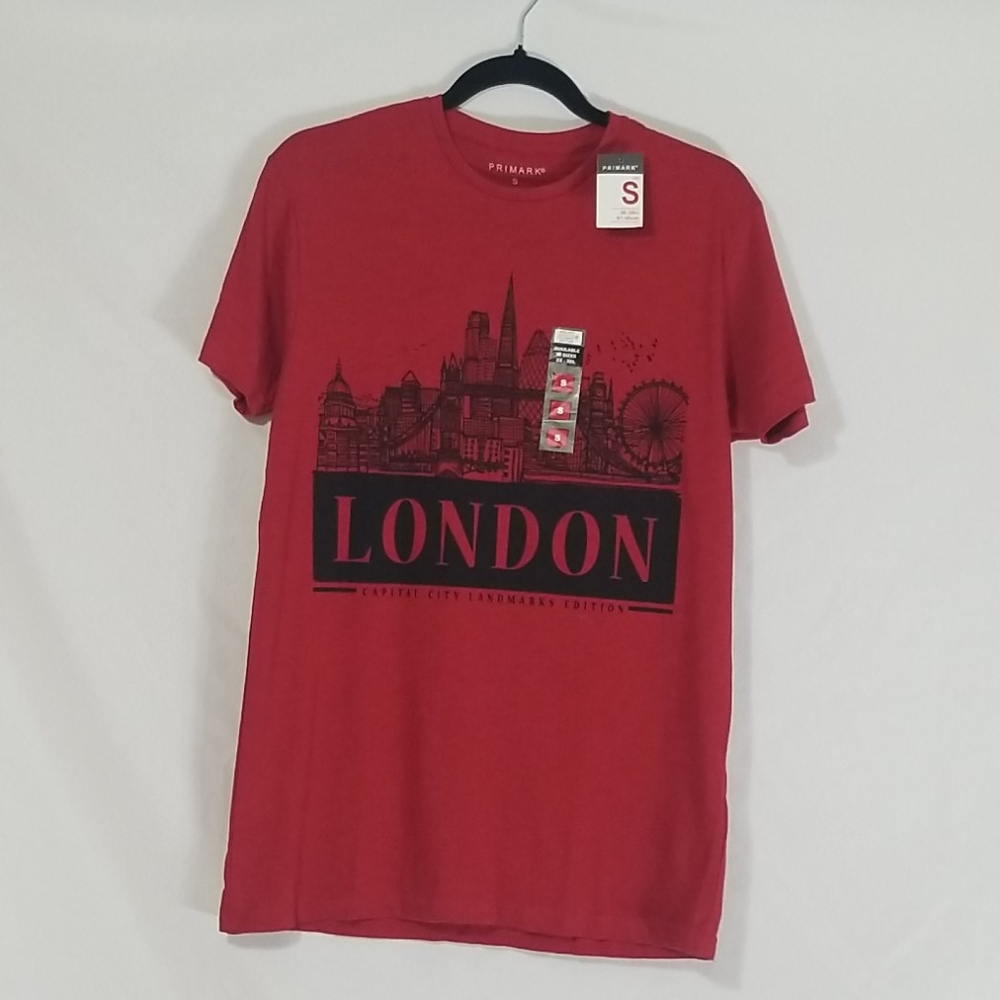 Red London Skyline T-Shirt